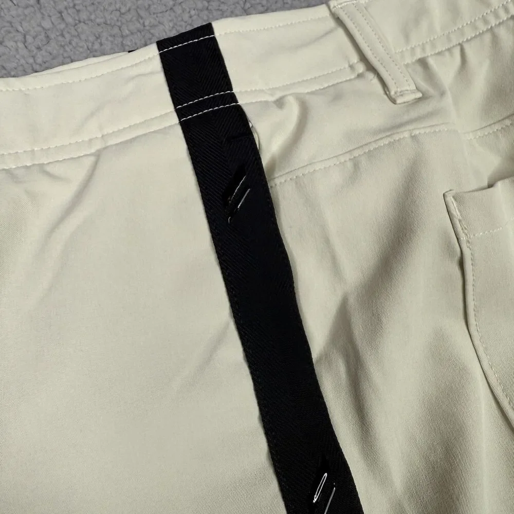 Under Armour Golf Shorts Mens 32 Beige UA Drive Deuces Performance Stretch Grip